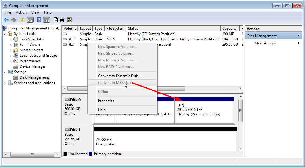 Disk management