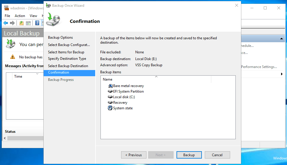 Windows backup. Windows Server Backup 2016. Резервное копирование виндовс сервер 2016. Резервное копирование Windows 2000.