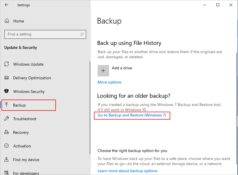 Recover Lost Files with Backup