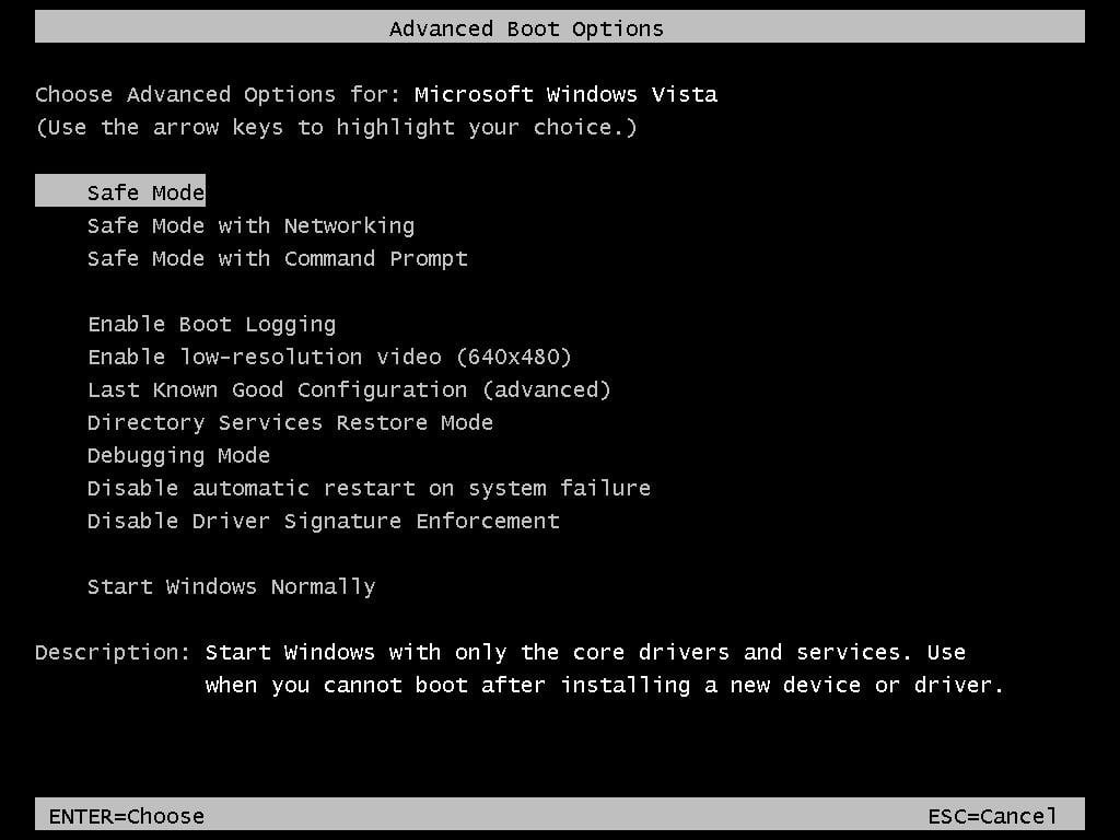 Safe Mode Command Prompt