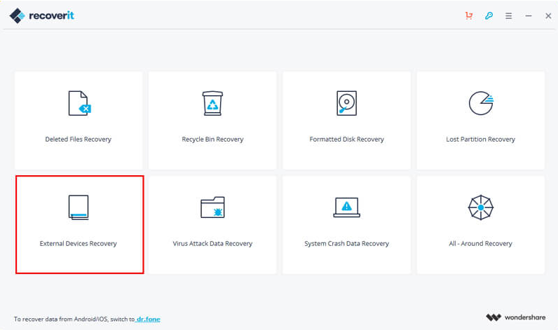 External Devices Recovery