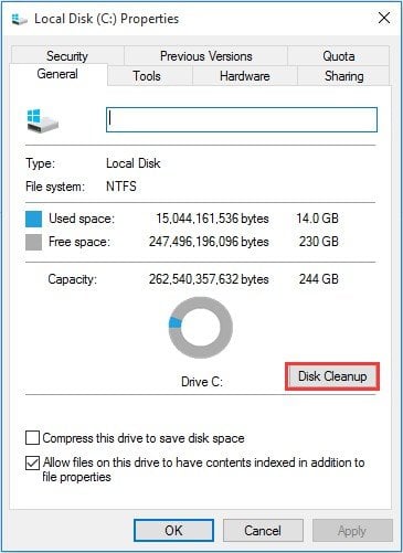 Disk Cleanup