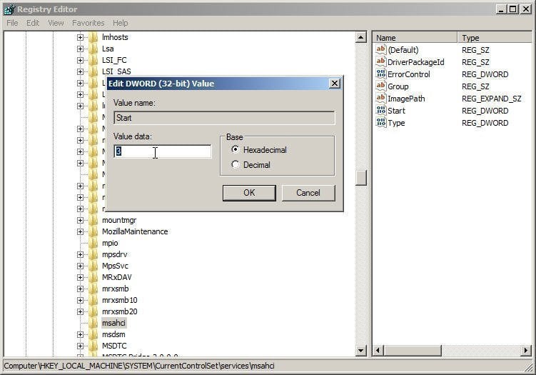 Registry Editor