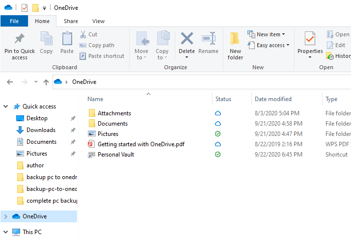 Onedrive Folder