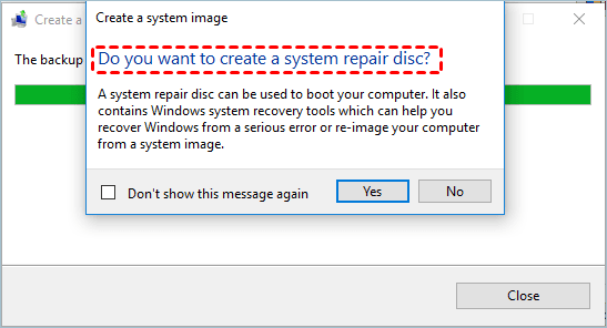 Create Repair Disk