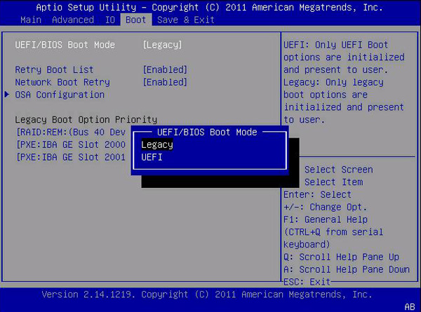 UEFI BIOS