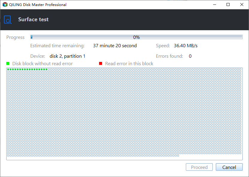 Check Partition for Errors Completed