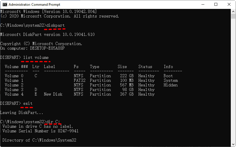 Wipe Hard Drive DiskPart