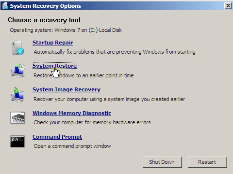 System Restore