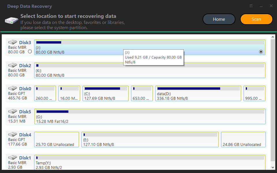 Recover Data on External Drive