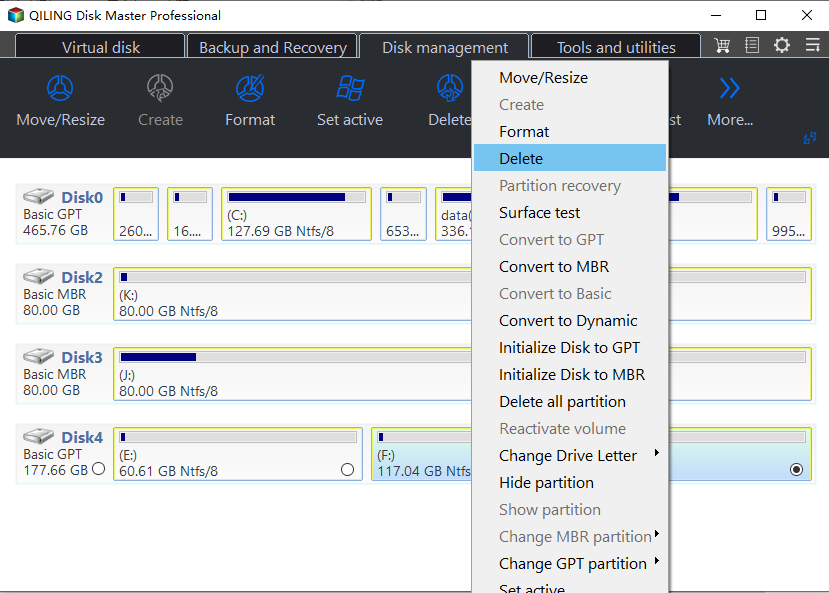 Delete Recovery Partition