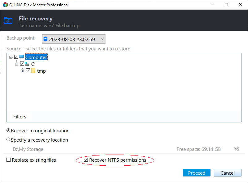 Restore Ntfs Permissions