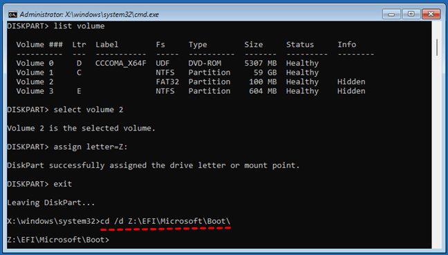 Find EFI System Partition