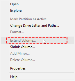 Extend Volume