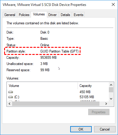 Disk Partition Style