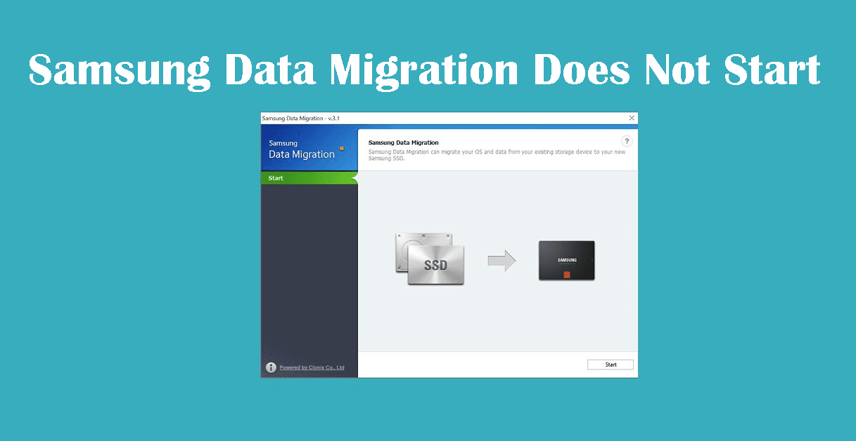 Samsung Data Migration Does Not Start