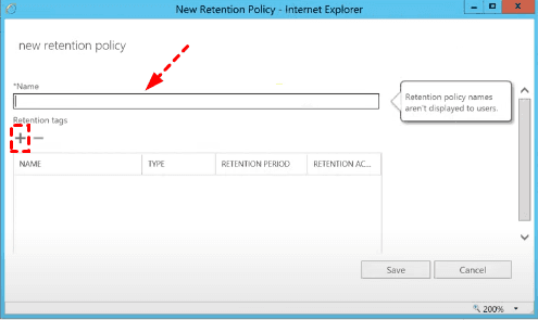 Configure New Policy