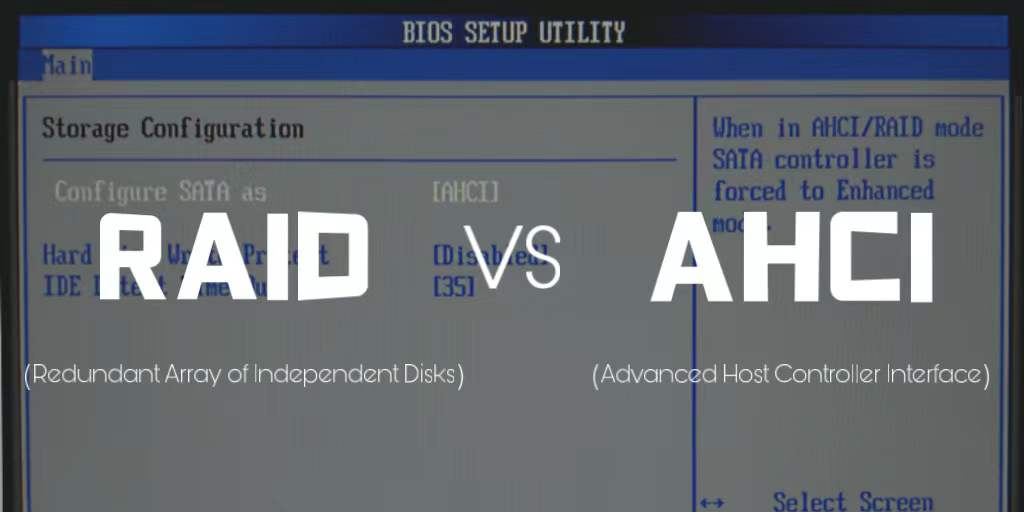 RAID VS AHCI