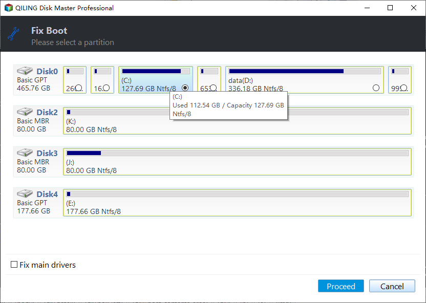 Choose Mbr Type Data