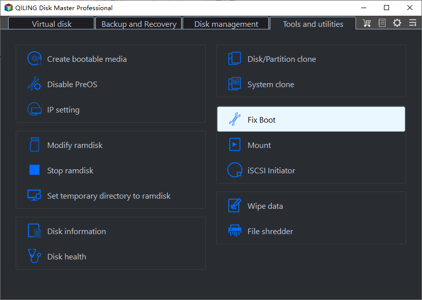 Rebuild System Disk MBR