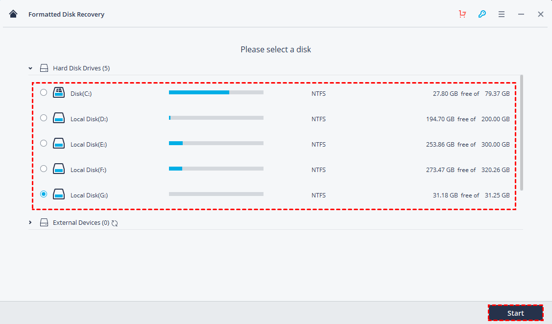 Scan Hard Disk