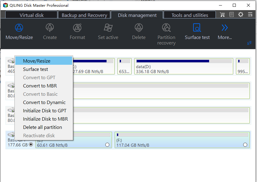 Resize D Partition