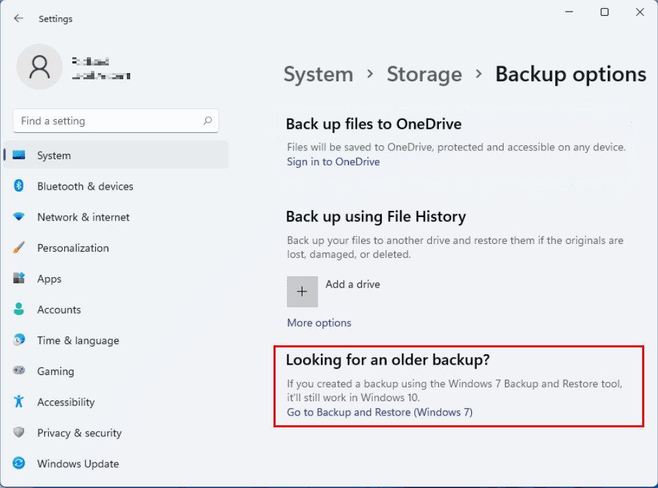 Backup and Restore