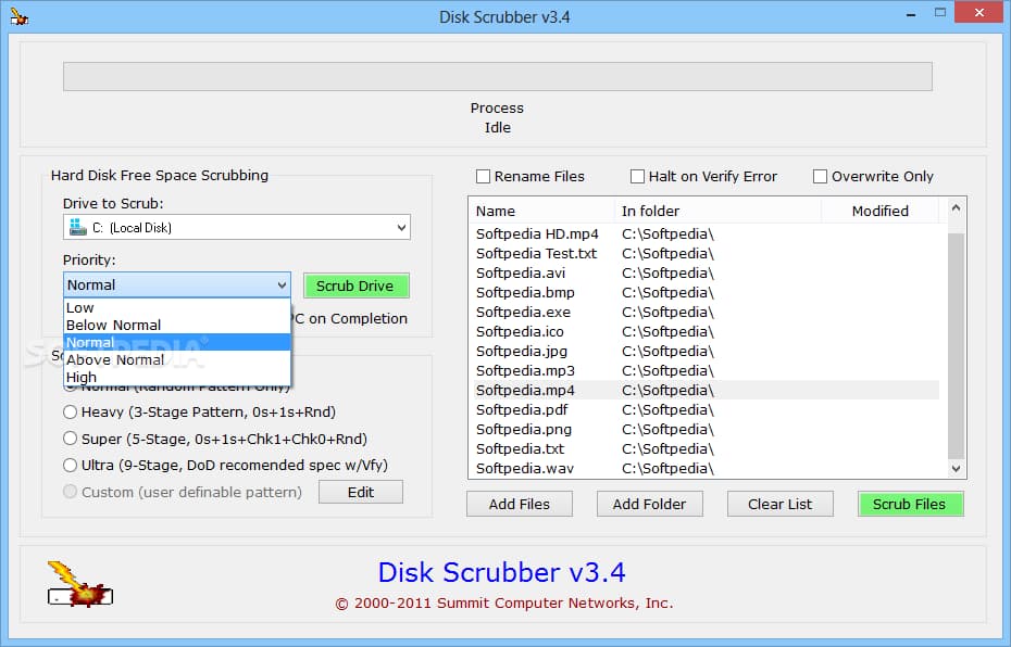 Hard Disk Scrubber