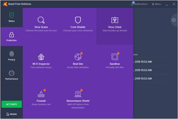 how to recover deleted files from avast free antivirus