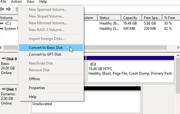 recover dynamic disk