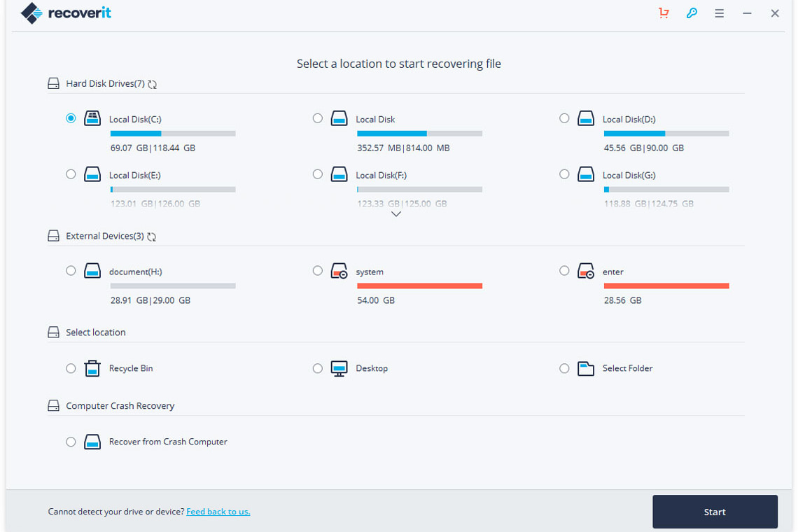 Wondershare Recovery