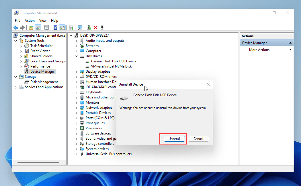 usb drive not showing up windows 11