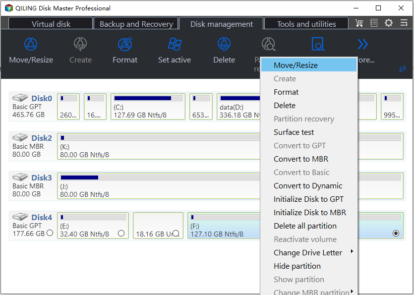 Merge Partition