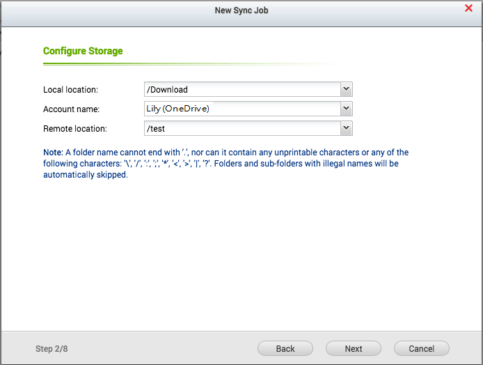 Configure Storage