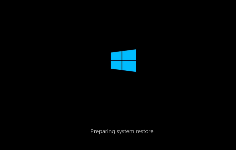 Preparing System Restore