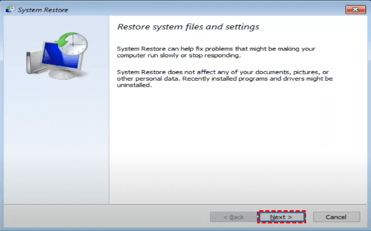 System Restore Next