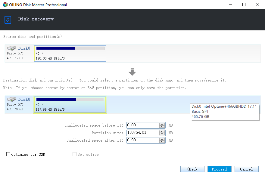 restore system to vm