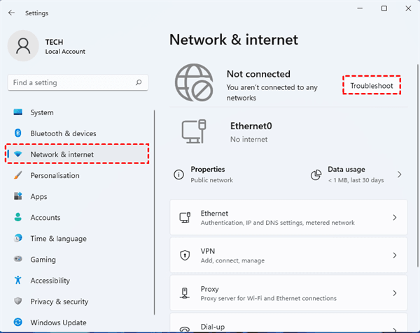 Network Troubleshoot