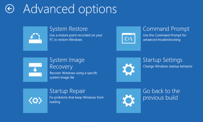 Windows 10 Recovery Tools