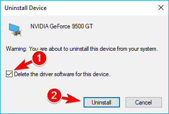 Delete the Driver Software for This Device