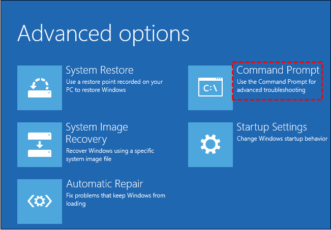 Access Win10 CMD