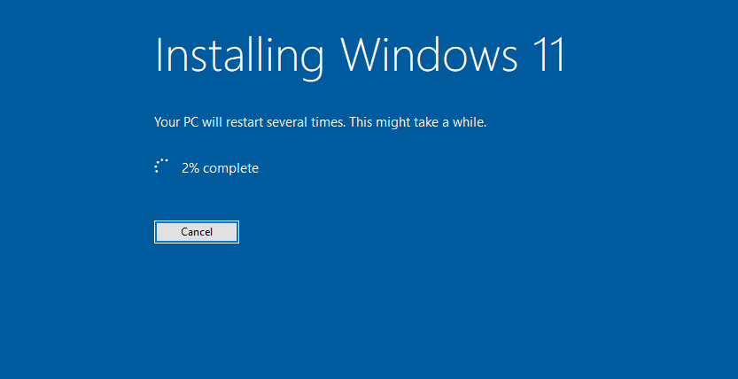 Installing Windows 11