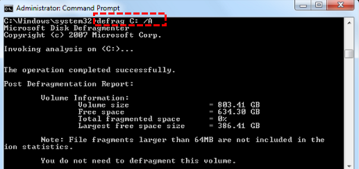 analyze C drive