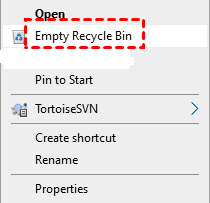 Empty Recycle Bin