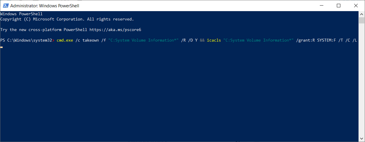 PowerShell Command